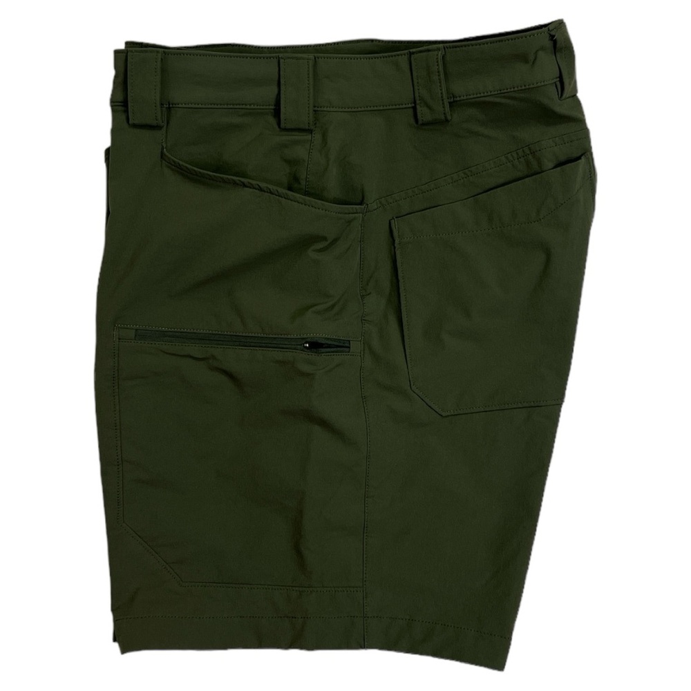 Duluth Trading Co Green Flat Front Men Shorts - Picture 3 of 7